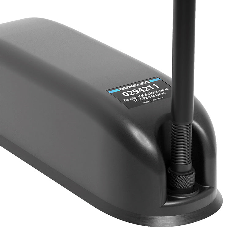 Benelec 10+1 Band Low Profile Antenna 4 x 5G, 4 x Wi-Fi, 2 x GNSS + N Socket LMR/Mesh Antenna - Foxtrot Communications