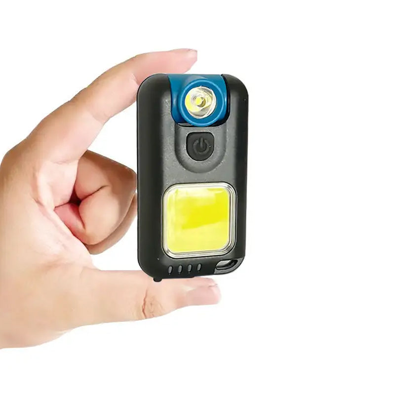 Mini LED Flashlight Keychain COB Work Light - Foxtrot Communications