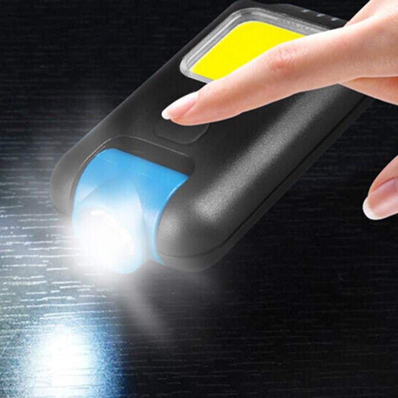 Mini LED Flashlight Keychain COB Work Light - Foxtrot Communications