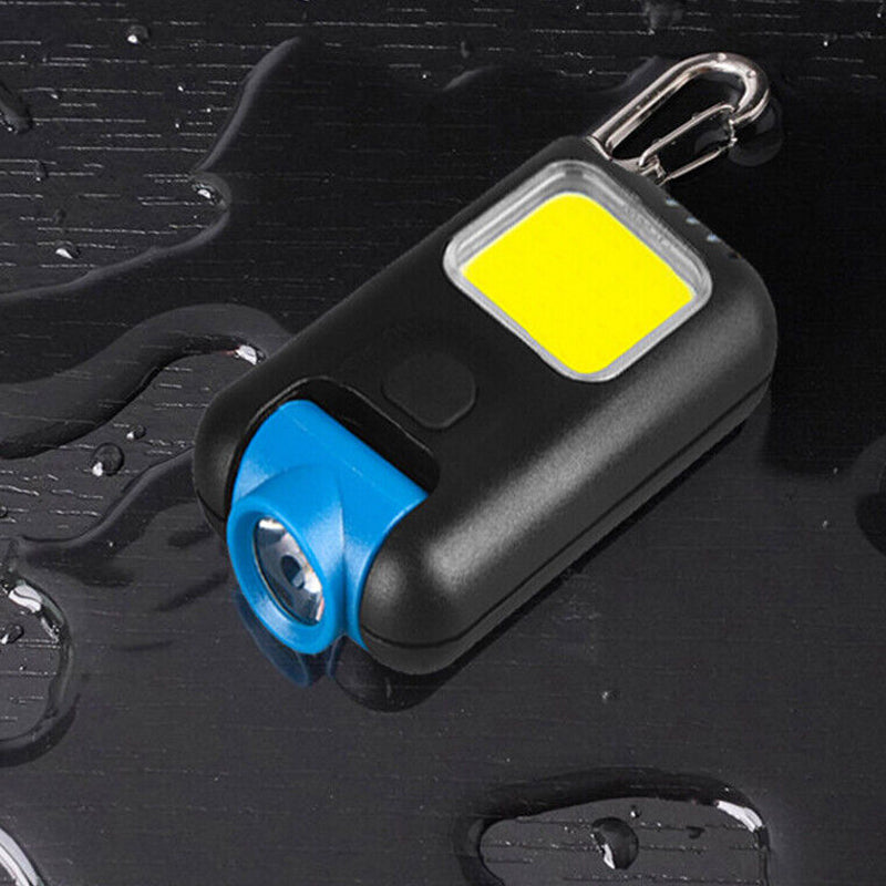 Mini LED Flashlight Keychain COB Work Light - Foxtrot Communications