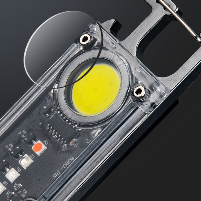 5 Colour Keychain COB+LED Mini Flashlight - Foxtrot Communications