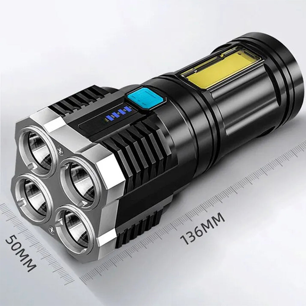 High Power Rechargeable LED Camping Torch - Foxtrot Communications