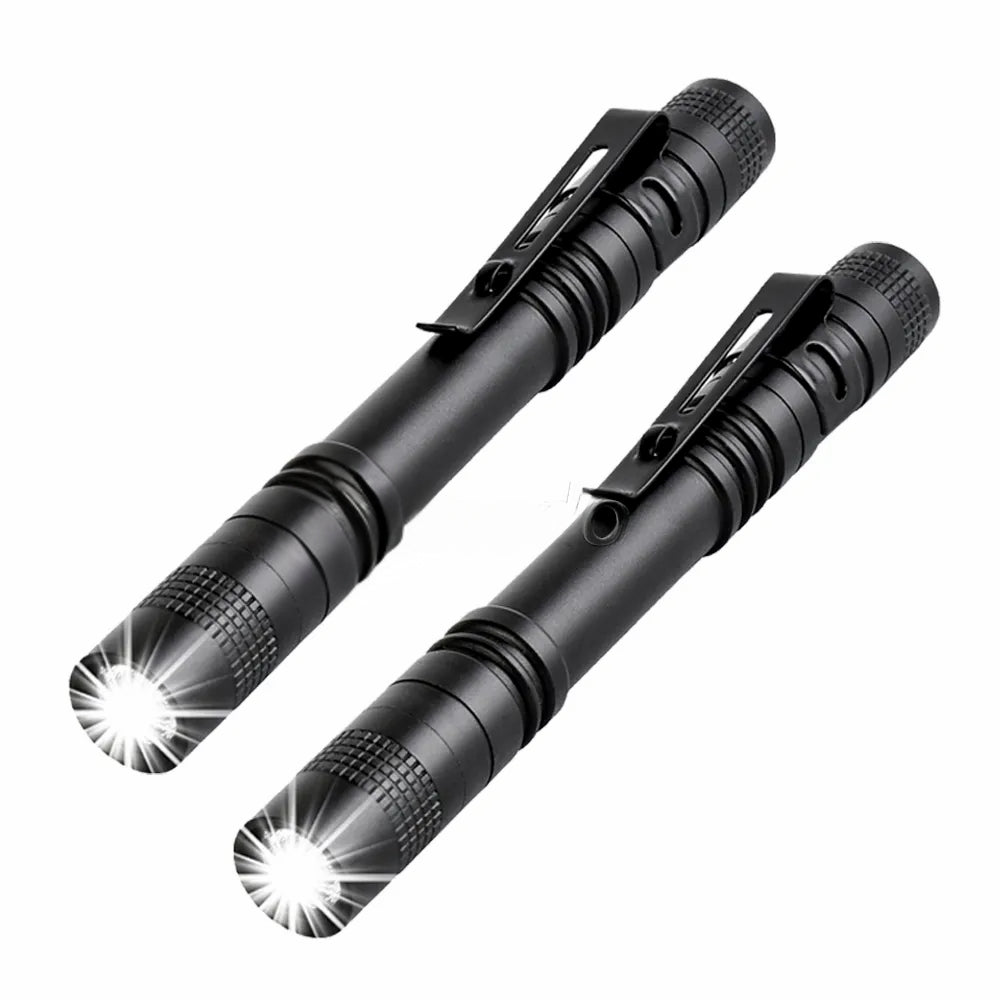 2 Pack Mini LED Torch Super Bright Flashlight - Foxtrot Communications
