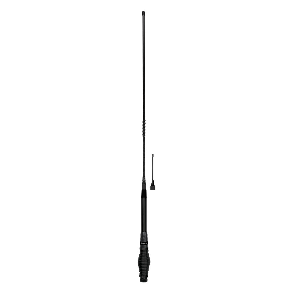 Uniden AT880BKTWIN 6.6dB + 3dB UHFCB Black Fibreglass Dual Antenna Kit