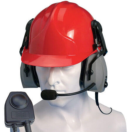 Entel CHP750HD - Heavy Duty Dual Muff Hard Hat Headset - HT600