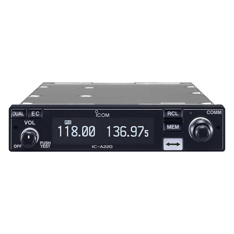 ICOM IC-A220 NON TSO Air to Ground Panel Mount Radio - Foxtrot Communications