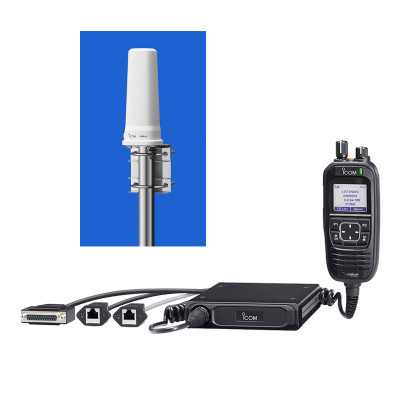 ICOM IC-SAT100M Satellite PTT Mobile Radio - Foxtrot Communications
