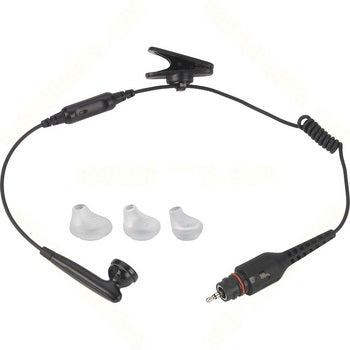 Motorola NNTN8294A 1-Wire Earbud, 29cm, Black - Foxtrot Communications