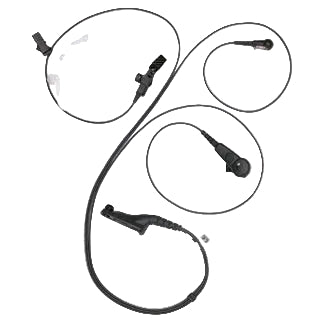 Motorola PMLN6123A IMPRES 3-Wire Surveillance Kit, Black - Foxtrot Communications