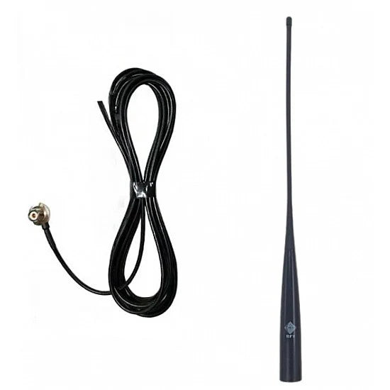 RFI Dual Band VHF & UHF Mobile Antenna 148-174MHz / 400-470MHz MBC Base - 5m Coax - No Connector
