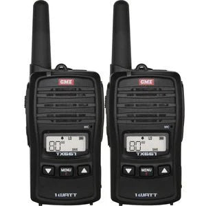 GME TX667TP UHFCB 1W Portable Radio Twin Pack
