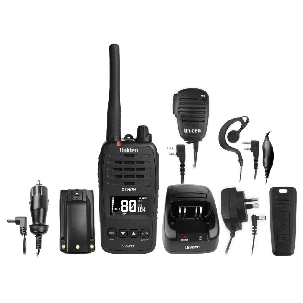 Uniden XTRAK50 UHFCB Portable Radio