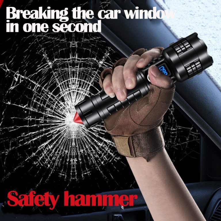 Tactical XHP70 Flashlight & Safety Hammer