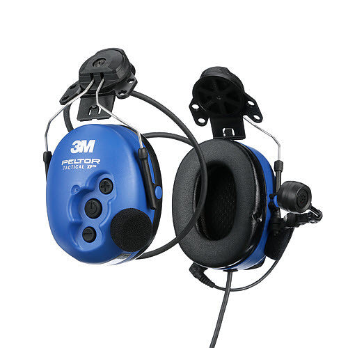 Motorola PMLN6089 PELTOR ATEX Twin Cup Helmet Headset with Boom Mic - DP4401 Ex / DP4801 Ex