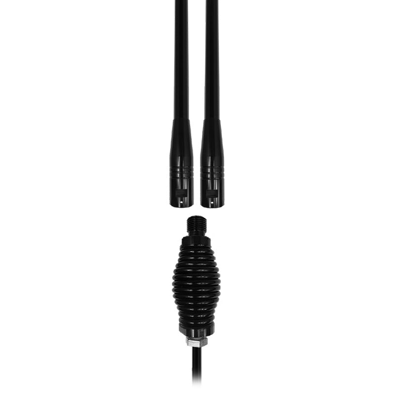 Benelec XTREME Cellular 5G 3 & 6dBi Ultra Rugged Twin Mobile Collinear Removable Spring Mounted Antenna Kit - Foxtrot Communications