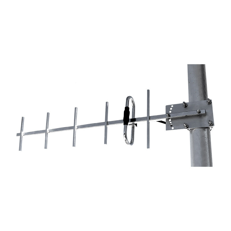 Benelec UHF 9dBd 6 Element Yagi Antenna 800-896MHz with Stainless Steel Bracket - Foxtrot Communications