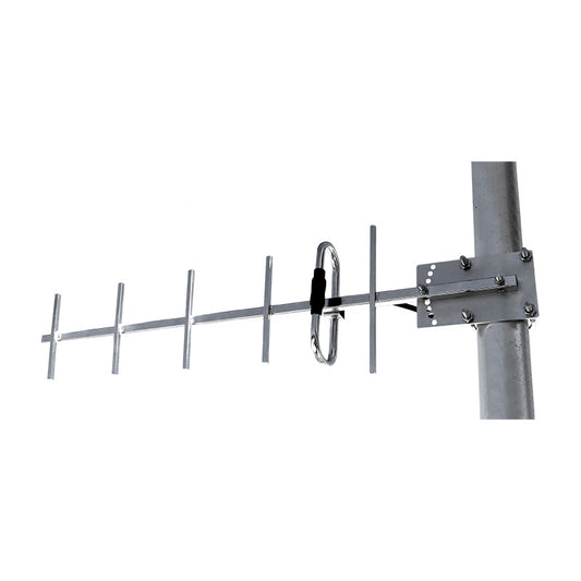 Benelec UHF 9dBd 6 Element Yagi Antenna 800-896MHz with Stainless Steel Bracket - Foxtrot Communications