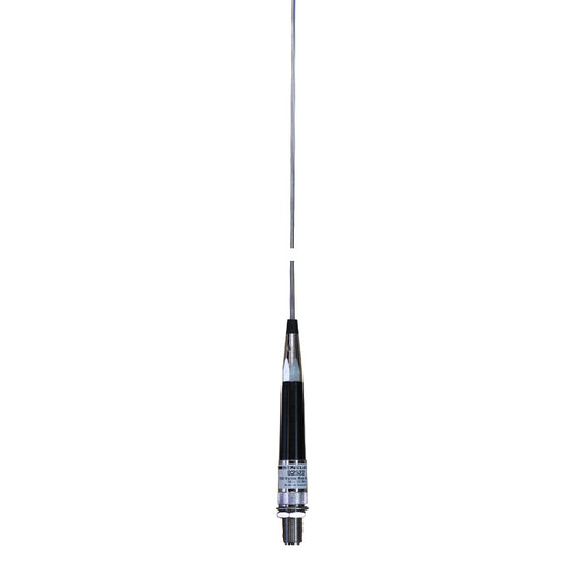 Benelec Marine VHF 3dBi 1/2 Wave Mast Mount Whip Antenna, Stainless Steel - Foxtrot Communications