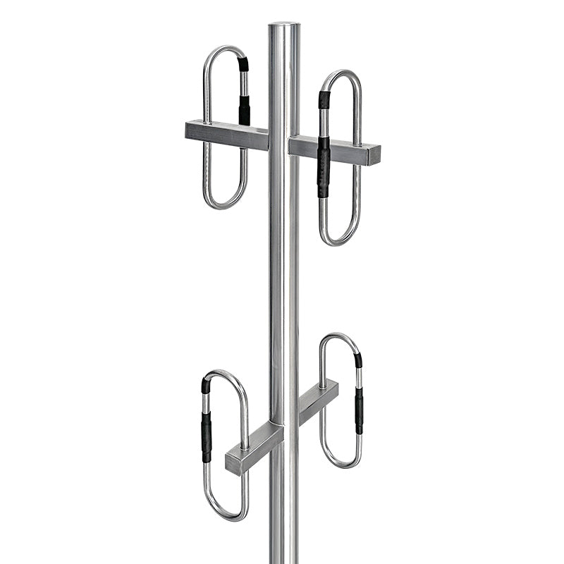Benelec UHF 2 x 3dBd Base Omni-Dipole Dual Array Antenna with Down-tilt 400-520MHz - Foxtrot Communications