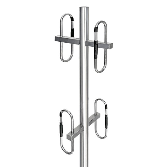 Benelec UHF 6dBd Base Omni-Dipole Array Antenna with Down-tilt 400-520MHz - Foxtrot Communications