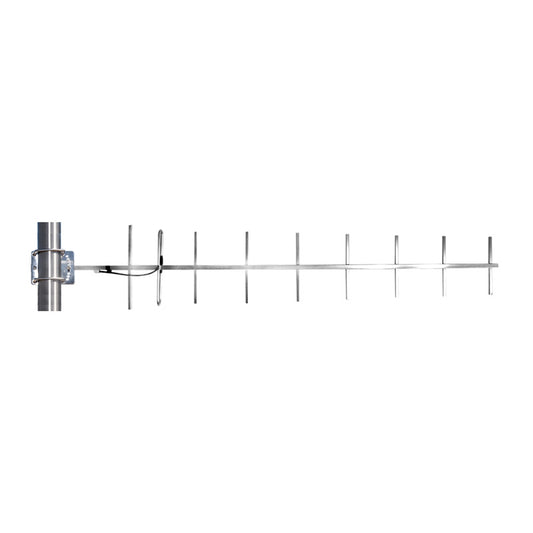 Benelec UHF 11dBd 9 Element Yagi Antenna 420-440MHz with Stainless Steel Bracket - Foxtrot Communications