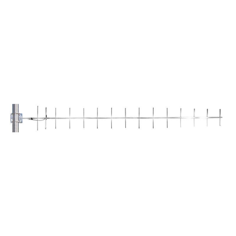 Benelec UHF 12dBd 15 Element Yagi Antenna 470-490MHz with Stainless Steel Bracket - Foxtrot Communications
