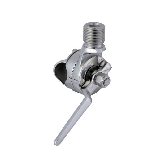 Benelec Marine Rail Mount Antenna Base 1″ Thread, Stainless Steel - Foxtrot Communications