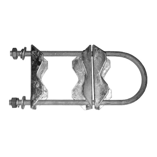 Benelec Base Antenna Bracket, Parallel Mounting (90/20-60mm), Galvanised - Foxtrot Communications