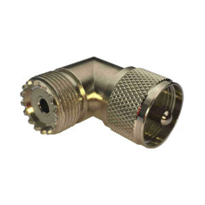 Benelec UHF Plug to UHF Socket Right Angle Adaptor - Foxtrot Communications