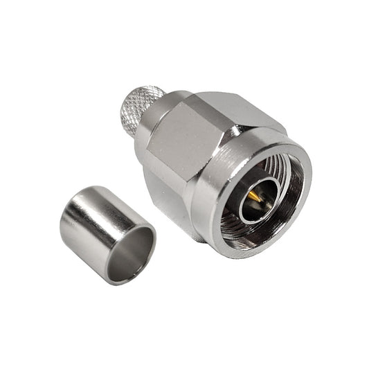 Benelec N Type Crimp Plug for RG8 / LL400 / LMR400 - Foxtrot Communications