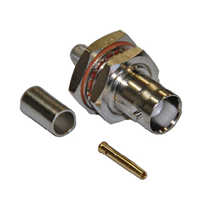Benelec BNC Panel Mount Socket for RG58 - Foxtrot Communications