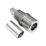 Benelec QMA Plug for RG58 / LL195 - Foxtrot Communications