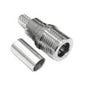 Benelec QMA Plug for RG58 / LL195 - Foxtrot Communications