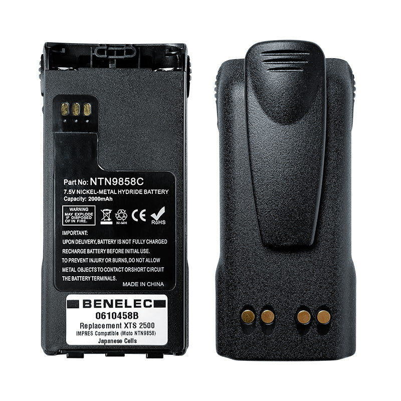 Benelec Replacement Battery XTS 2500 | IMPRES | 2000mAh NiMH - Foxtrot Communications