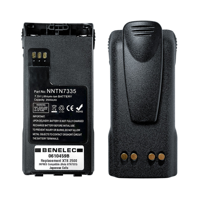 Benelec Replacement Battery XTS 2500 | IMPRES | 2500mAh Li-Ion - Foxtrot Communications
