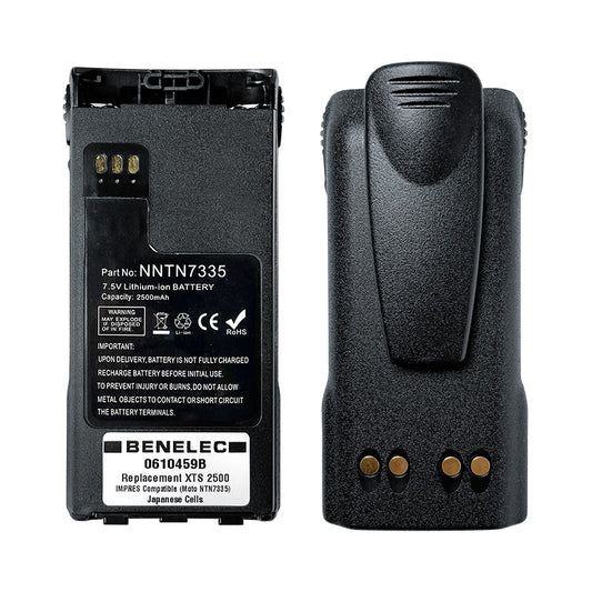 Benelec Replacement Battery XTS 2500 | IMPRES | 2500mAh Li-Ion - Foxtrot Communications