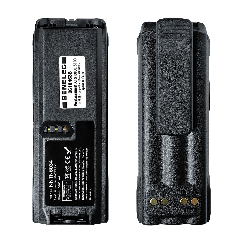 Benelec Replacement Battery XTS 3000/5000 | IMPRES | 5000mAh Li-Ion - Foxtrot Communications