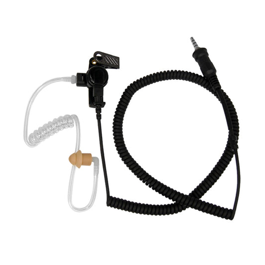 Receive Only Kit – Acoustic Ear Tube with Threaded 3.5mm Plug for 07814 Speaker Mic Series - Foxtrot Communications