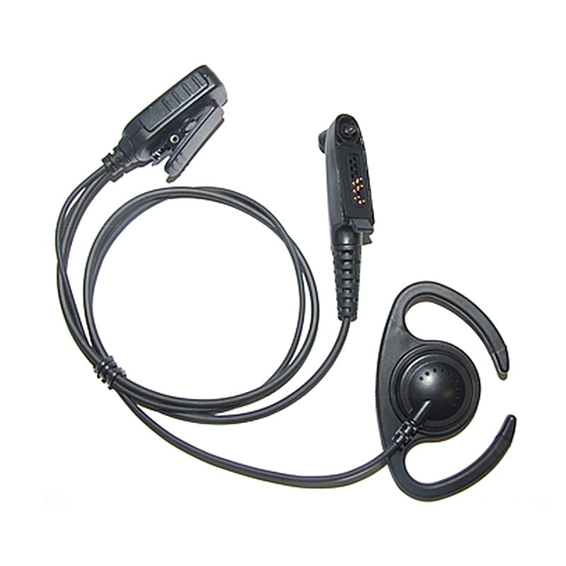 Benelec Flexible ‘D’ Ear Headset In-line Push-To-Talk with Motorola M5 Termination - Foxtrot Communications