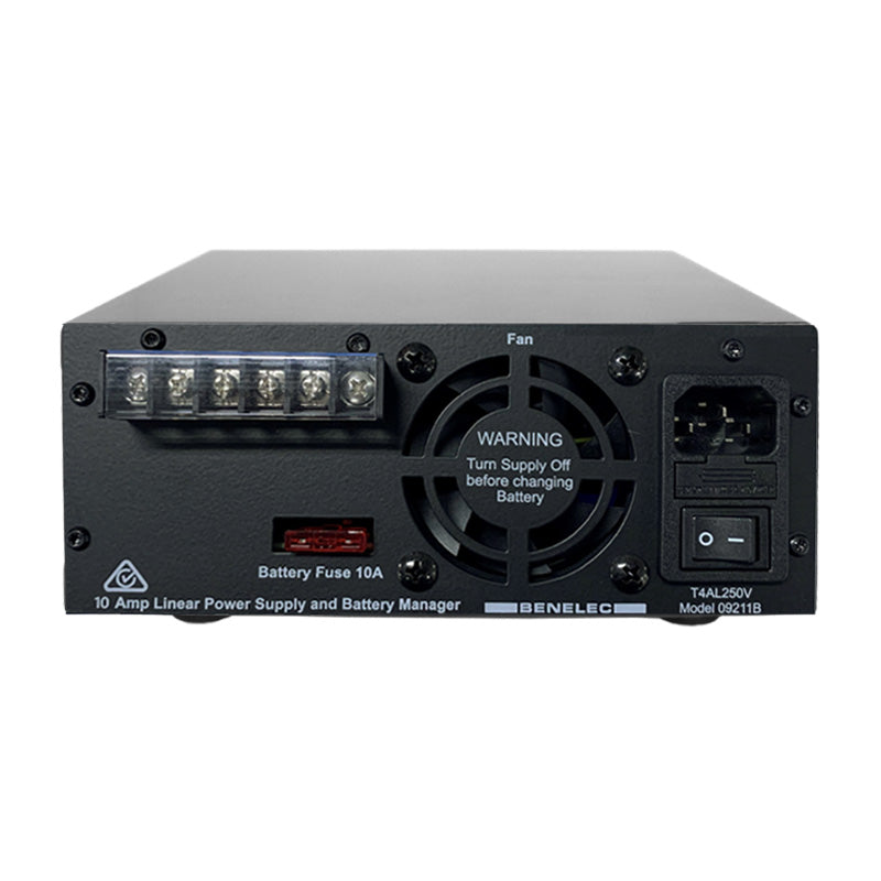 Benelec Linear 10A 13.8V Power Supply with Battery Management - Foxtrot Communications