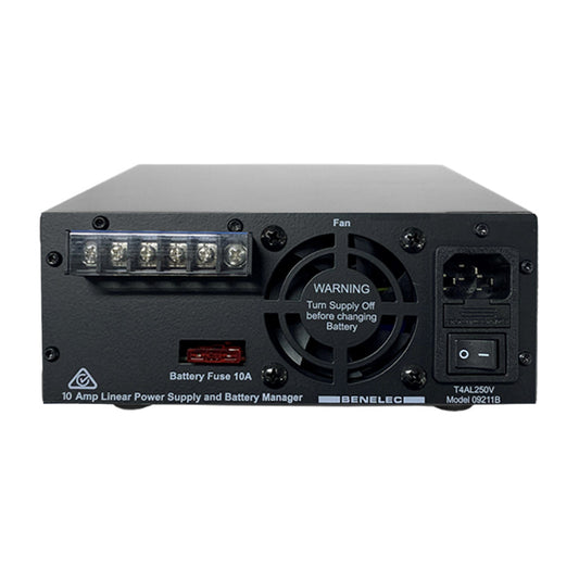 Benelec Linear 10A 13.8V Power Supply with Battery Management - Foxtrot Communications