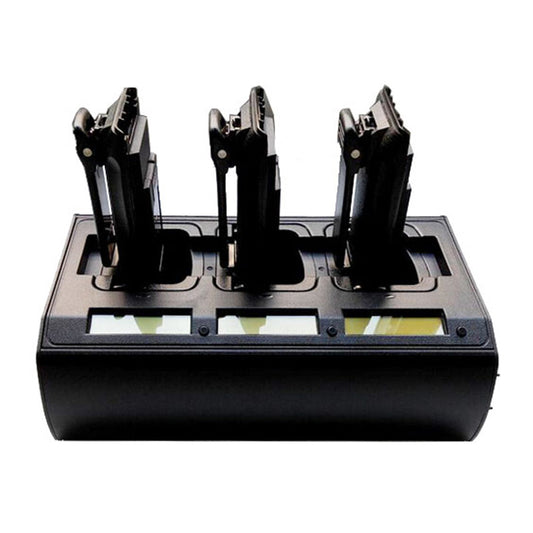 Benelec Intelli Three Bay Rapid Intelli Charger with BLP Cups – AC+DC Leads - Foxtrot Communications