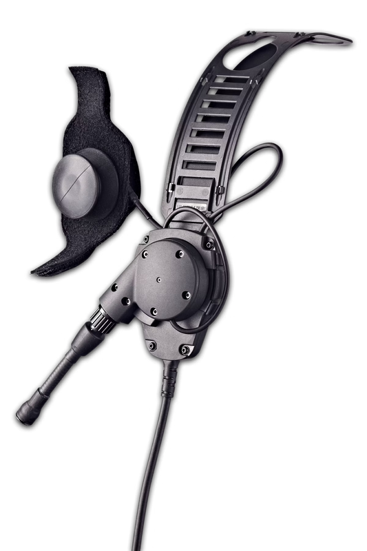 SAVOX HC-200 Helmet Headset with Dual Microphones - Bone Mic & Short Boom Mic