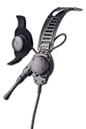 SAVOX HC-200 Helmet Headset with Dual Microphones - Bone Mic & Short Boom Mic