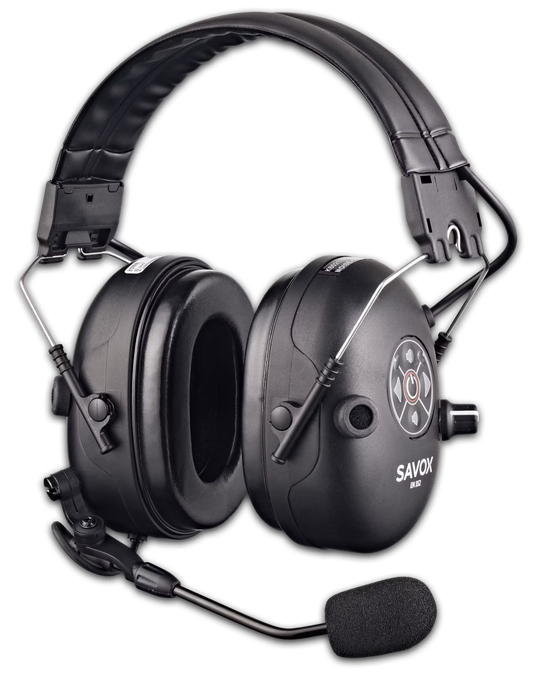 SAVOX Noise-COM 500XP Bluetooth Over the Head Headset