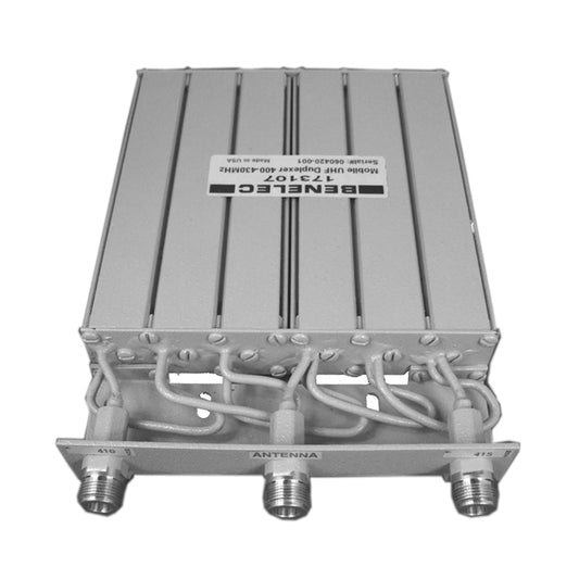 Benelec UHF Mobile 50w Duplexer 375-440MHz – 10MHz Split - Foxtrot Communications