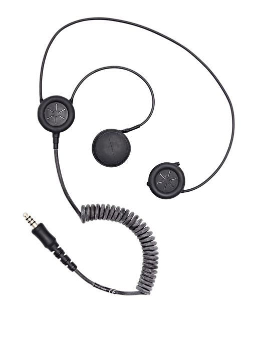 SAVOX LC52010 - HC-2 Bone Conductive Helmet Headset - Dual Speaker