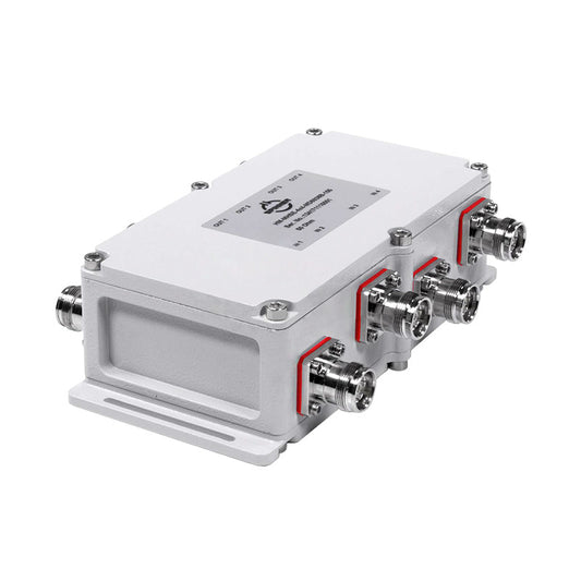 Spinner 5G 4:4 Port Hybrid Combiner, 4.3-10 Socket - Foxtrot Communications
