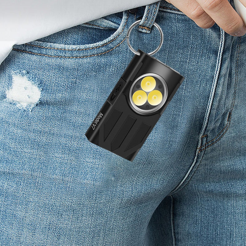 Waterproof LED Keychain Flashlight - Foxtrot Communications