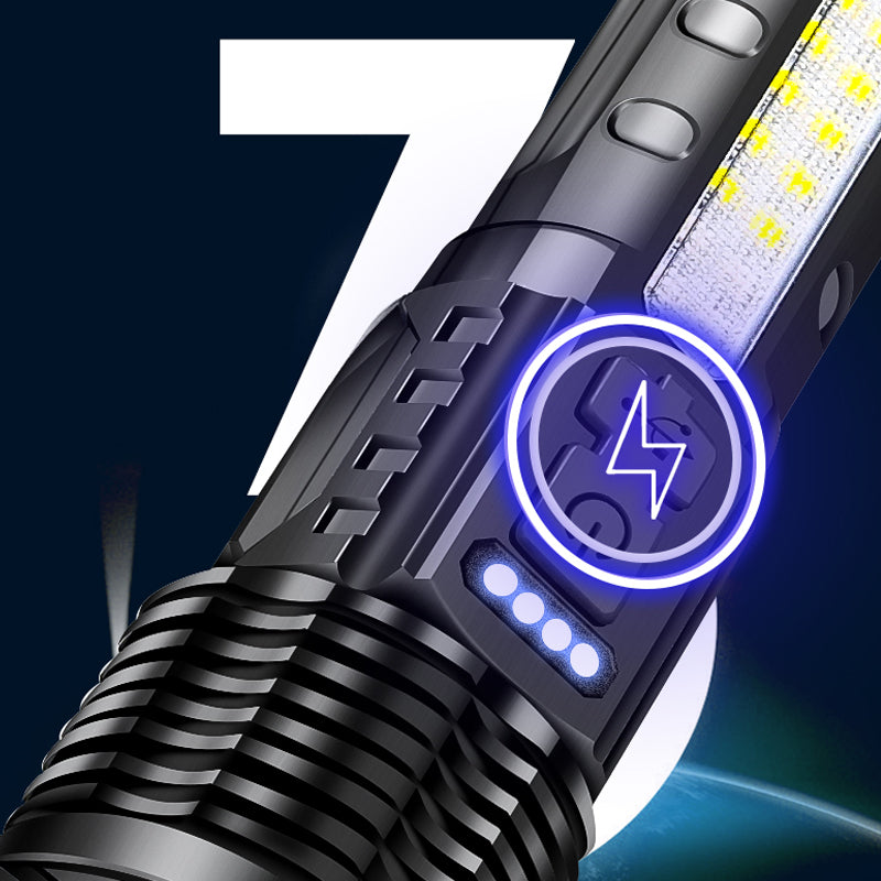 Tactical 30W 14 LED Flashlight - Foxtrot Communications